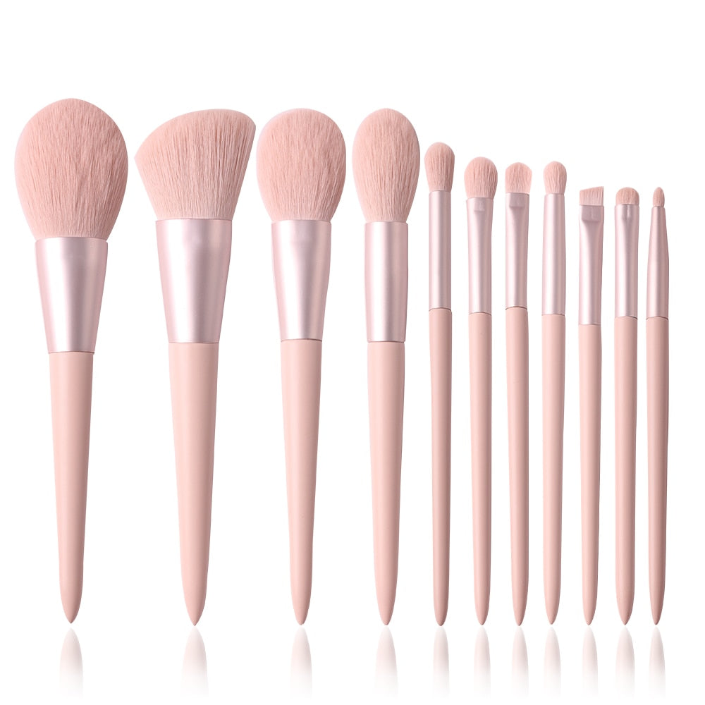 Vegan Synthetic Makeup Brushes Set