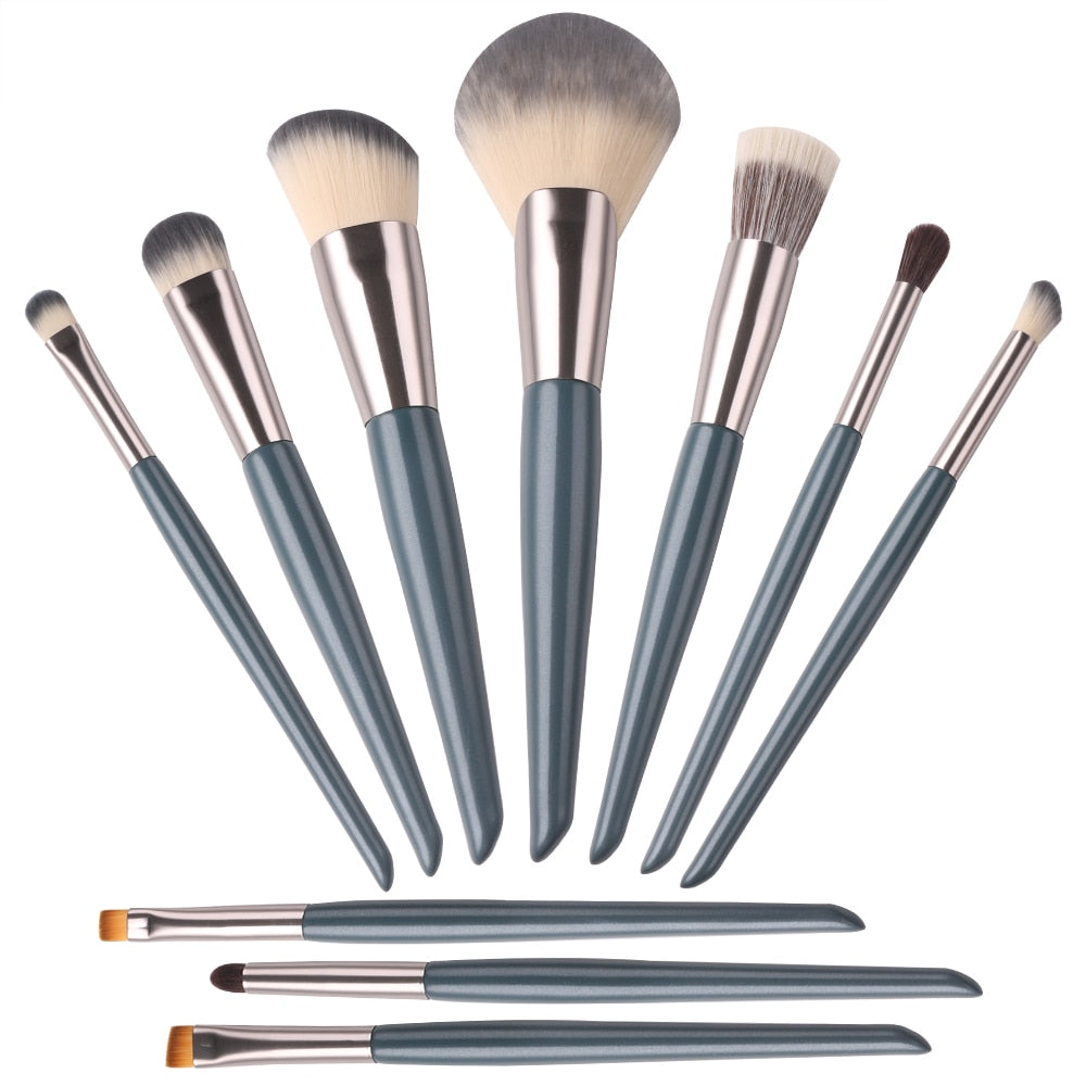 Vegan Synthetic Makeup Brushes Set