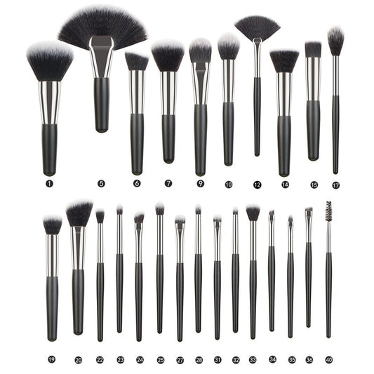 Luxury Black Professional Makeup Brush Set
